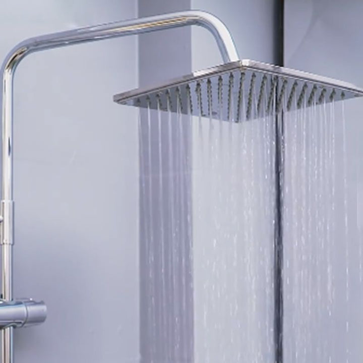 Lisslune | Contemporary Showerhead Combination Dual Showerhead Stainless Steel Wall-Mounted Showerhead