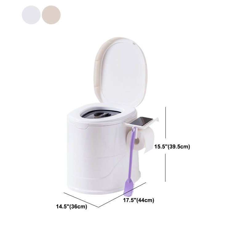 Lisslune | Floor-mounted Plastic WC One-piece WC Modern Toilet Bowl