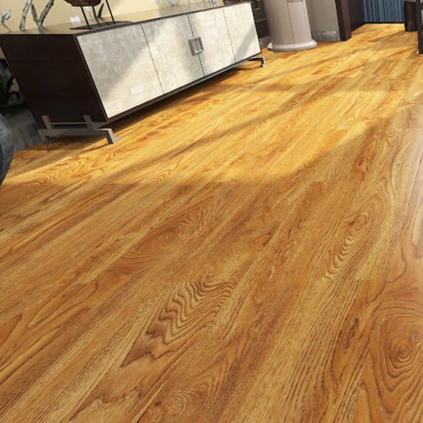 Lisslune | Brown Laminate Flooring Scratch Resistant Natural Oak Laminate with Click Lock