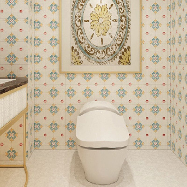 Lisslune | Modern PVC Flooring Peel and Stick Geometrically Printed Vinyl Plank Flooring