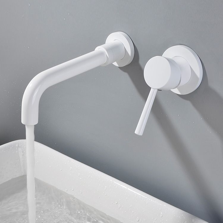 Lisslune | Modern Brass Roman Bathtub Faucet with 1 Lever Handle Bathtub Faucet