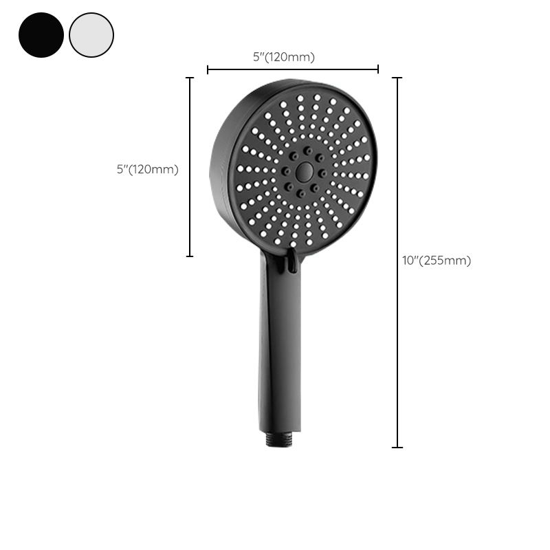 Lisslune | Modern Handheld Showerhead Adjustable Water Flow 5 Settings Wall Mounted Showerhead