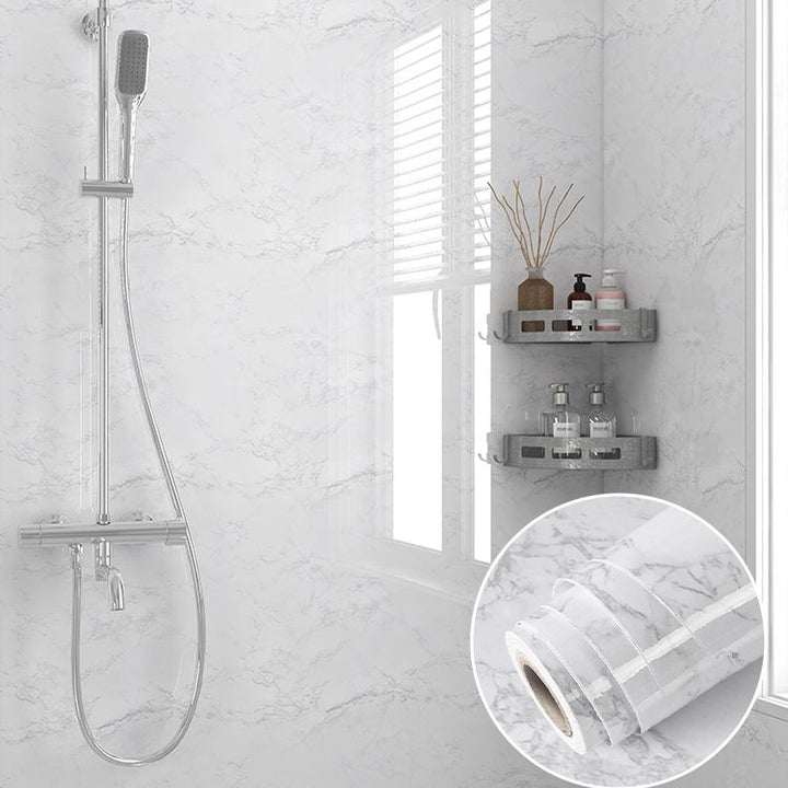 Lisslune | Modern splash guard wall tile PVC Rectangular Self-adhesive Wallpaper for the bathroom