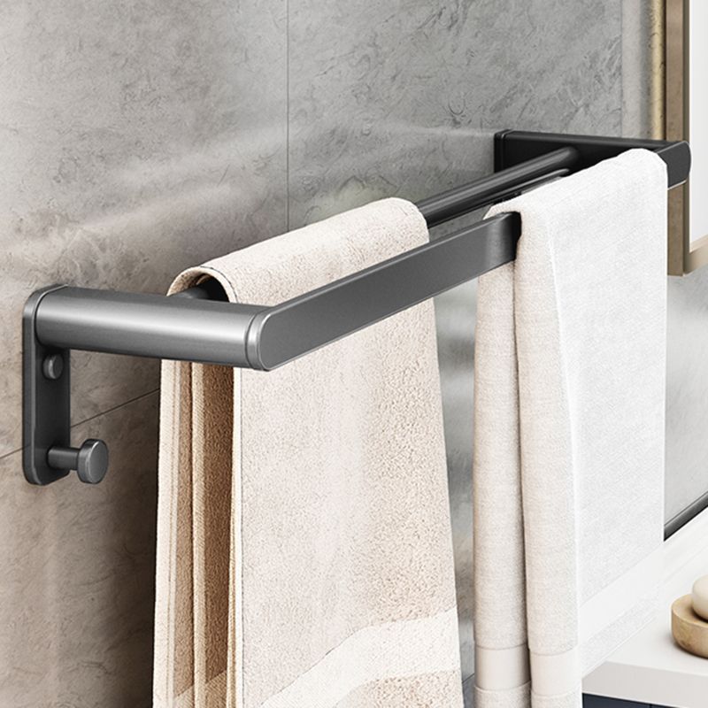 Lisslune | Matte Gray Bathroom Hardware Set Modern Bathroom Accessories Set