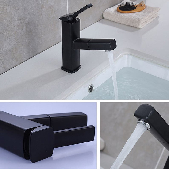 Lisslune | Glam Style Faucet Single-Handle Centerset Faucet with Swivel Spout