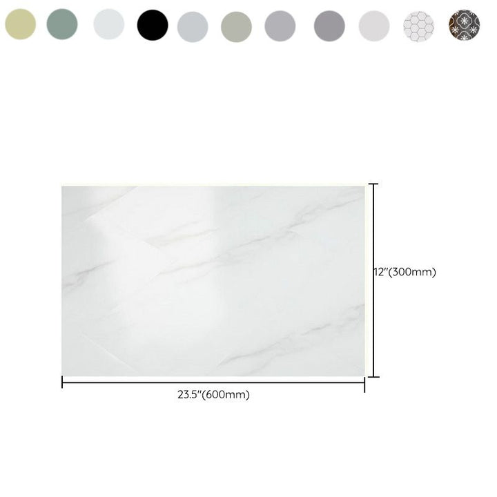 Lisslune | Single Tile Wallpaper Modern PVC Peel and Stick Tile with Rectangular Shape
