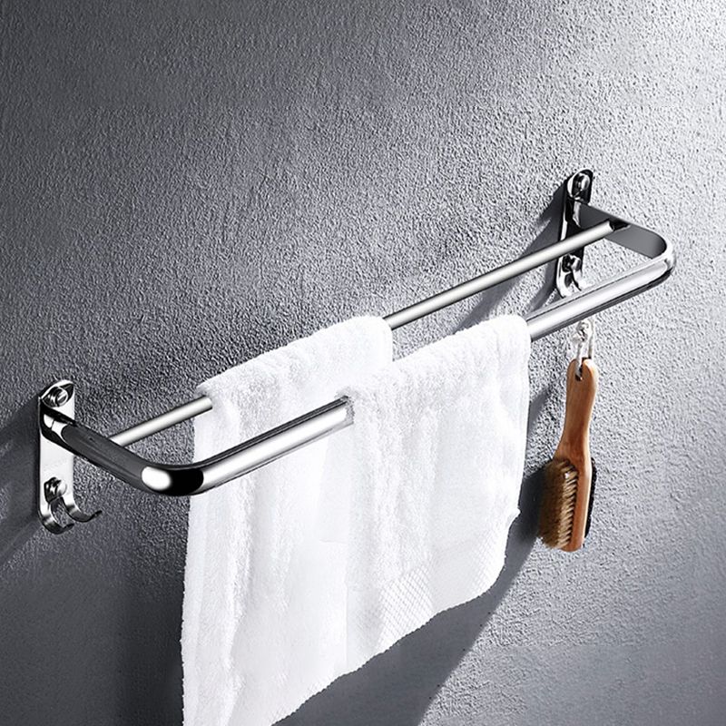 Lisslune | Modern Stainless Steel Bathroom Shelf Paper Holder Bathroom Accessory Set