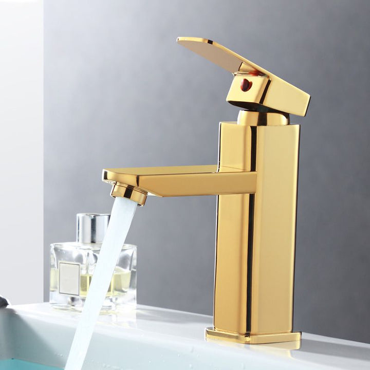Lisslune | Sink faucet bathroom single lever low arc basin mixer