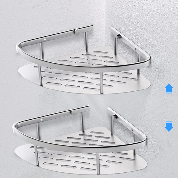 Lisslune | Modern Bathroom Set Paper Holder Bath Shelf Stainless Steel Bathroom Accessories Set
