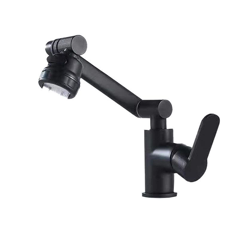 Lisslune | Modern Sink Faucet Stainless Steel Lever Handle Low Arc Sink Faucet