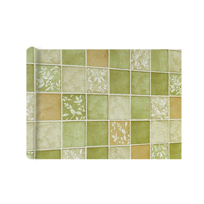 Lisslune | Square Grid Peel and Stick Tile PVC Mosaic Tile for Kitchen Backsplash
