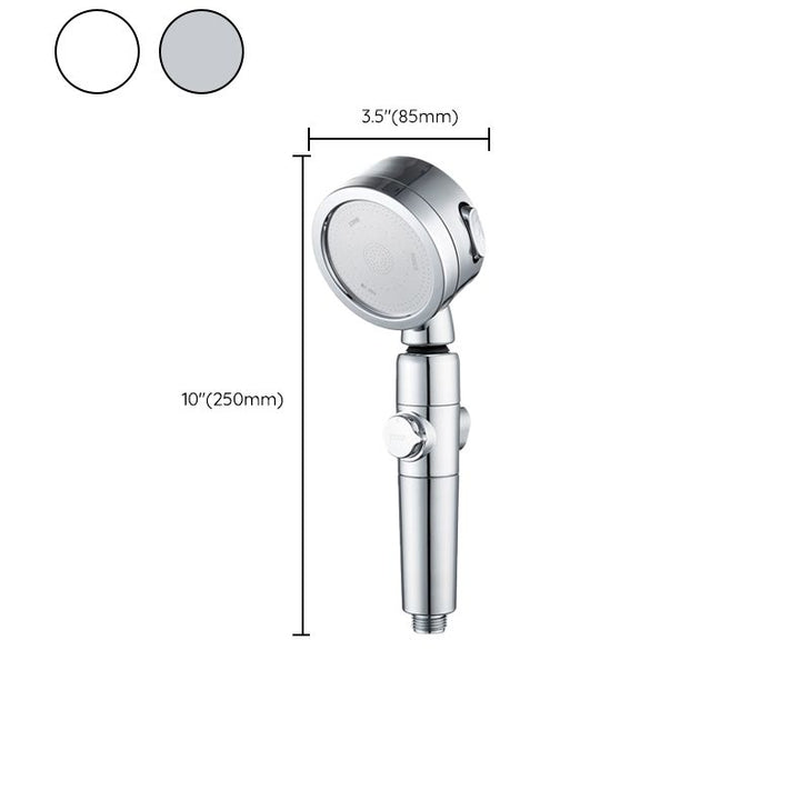 Lisslune | Modern Shower Head Adjustable Spray Pattern Rotatable Round Hand Shower