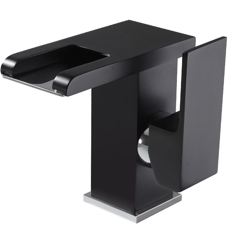 Lisslune | Basin faucet lever handle waterfall outlet bathroom fixture