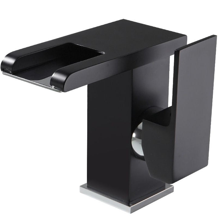 Lisslune | Basin faucet lever handle waterfall outlet bathroom fixture