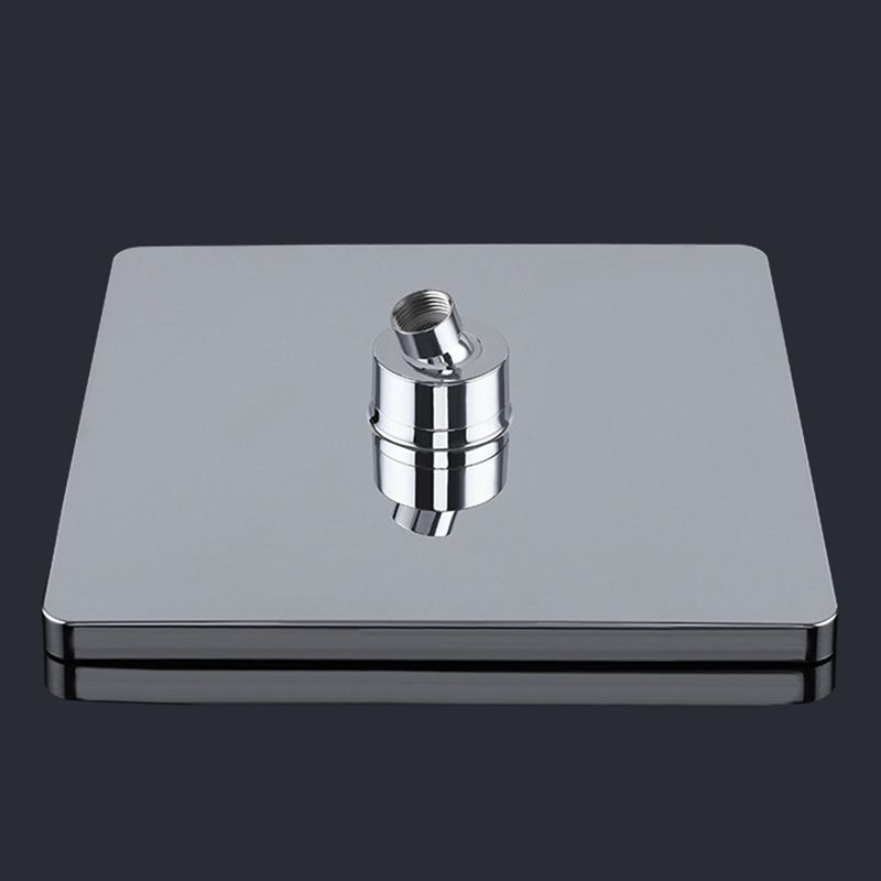 Lisslune | Bathroom Shower Head Square Ceiling Mounted Rain Shower Fixed Shower Head