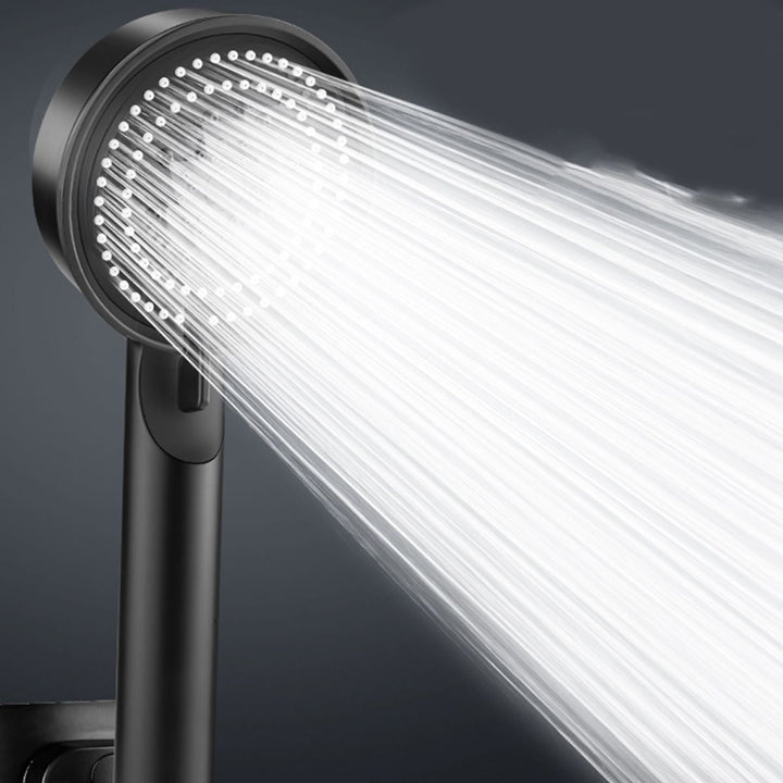 Lisslune | Round Hand Shower Adjustable Spray Pattern Wall Mounted Shower Head