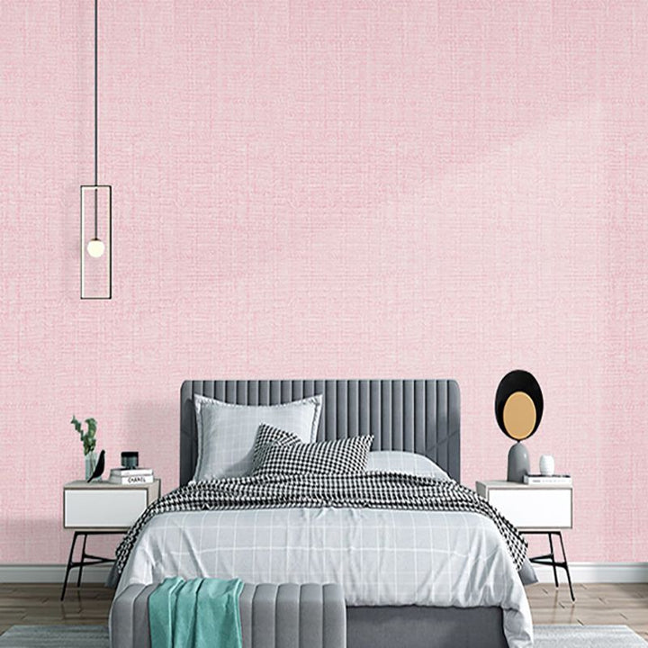 Lisslune | Modern Style Wall Panel PVC Living Room Peel and Stick Matte Texture Wall Covering