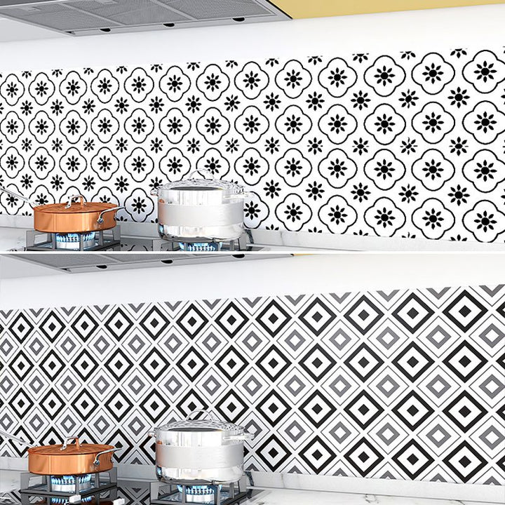 Lisslune | Modern Mosaic Tiles Waterproof Peel and Stick Back Wall Tile for the Kitchen