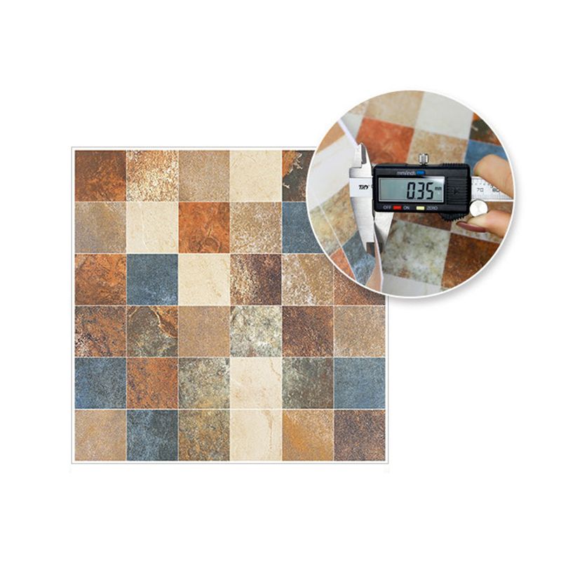 Lisslune | Peel & Stick Tiles Square Stain Resistant Plastic Peel and Stick Tiles for Kitchen 20 Pack