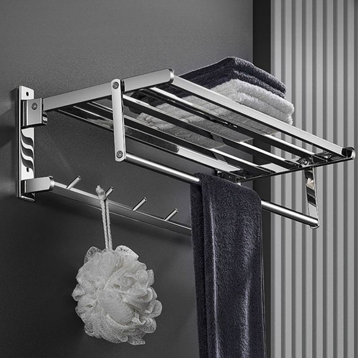 Lisslune | Modern Bath Set Stainless Steel Bath Shelf Paper Holder Bathroom Accessories Set