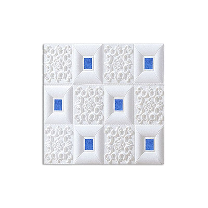 Lisslune | Wall Ceiling Glam Peel and Stick Waterproof Synthetic Brick Living Room Wall Panel (10-Pack)