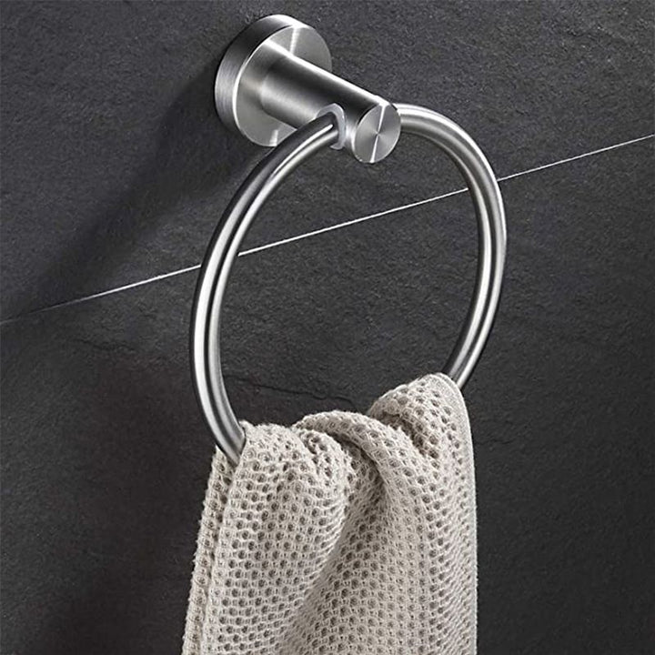 Lisslune | Traditional 2-piece bathroom hardware set towel ring/paper holder