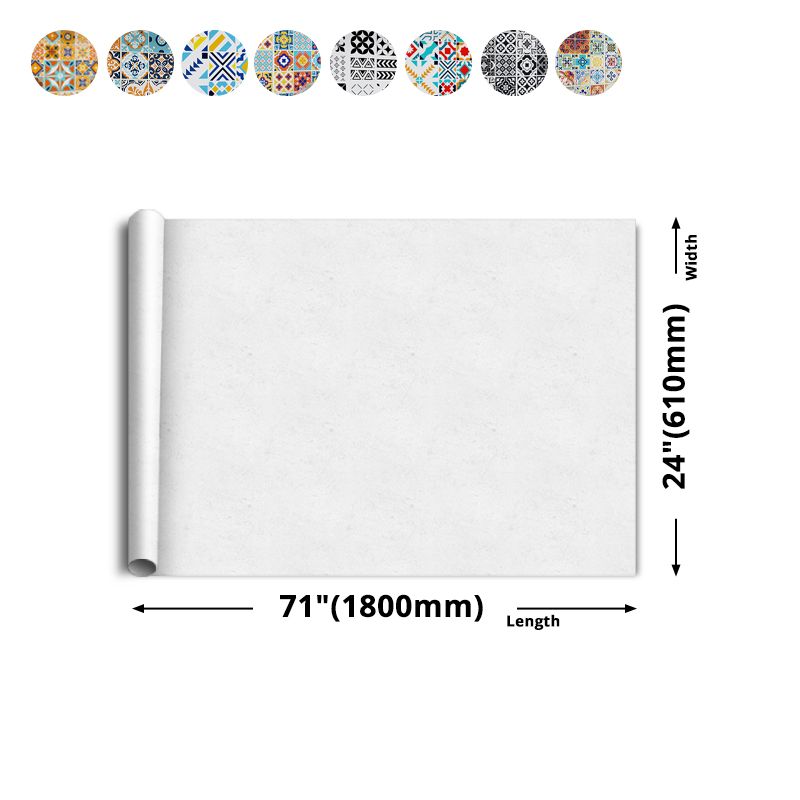 Lisslune | Modern Peel and Stick Backsplash PVC Mosaic Tiles Wallpaper for Backsplash Wall