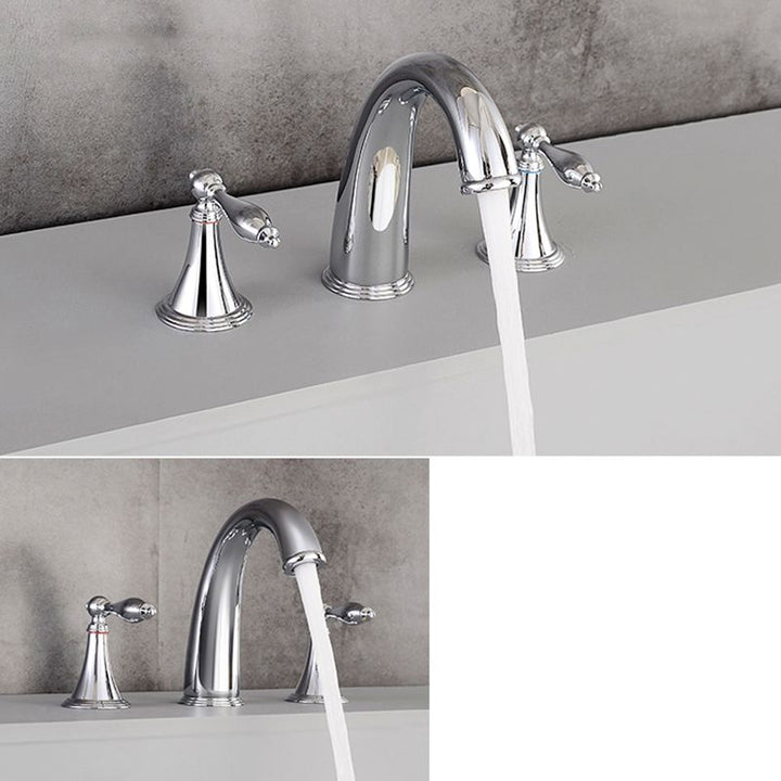 Lisslune | Traditional Style Roman Tub Faucet Copper Wall Mounted Roman Tub Faucet