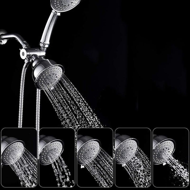 Lisslune | Traditional Style Shower Head Double Bathroom Shower Heads with Round Shape
