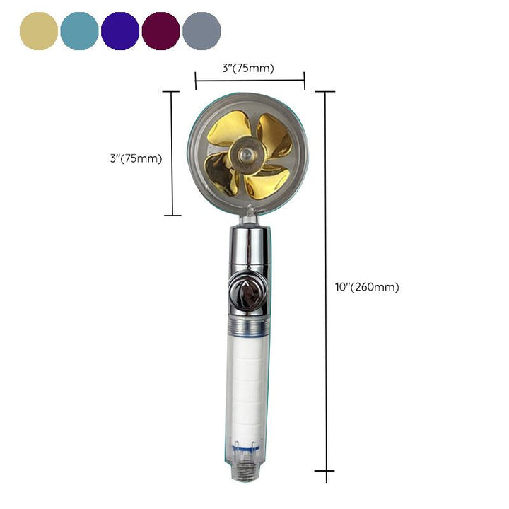 Lisslune | Modern Round Handheld Showerhead Rain Spray Head made of Plastic