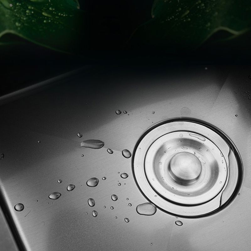 Lisslune | Classic sink made of stainless steel built-in sink with scratch-resistant basin for the kitchen