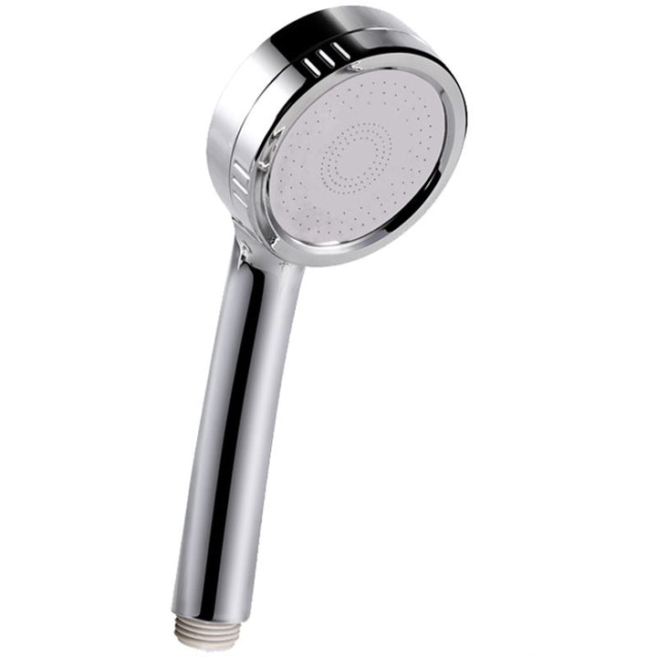 Lisslune | Modern handheld shower head 5 spray patterns chrome round wall mounted shower head