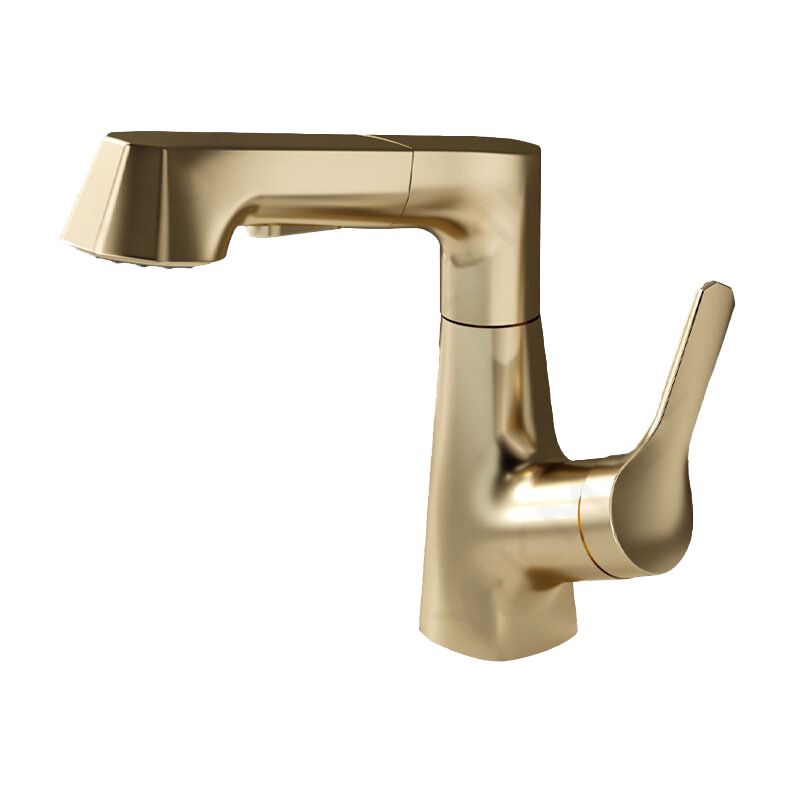 Lisslune | Contemporary Style Center Sink Faucets Lever Handles Faucets for Bathroom