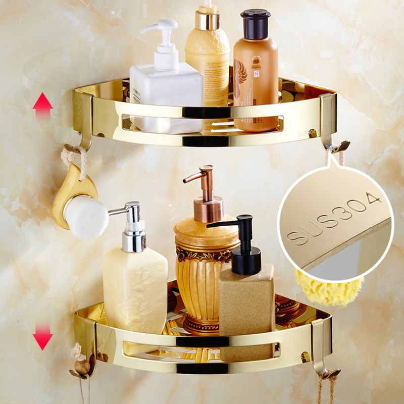 Lisslune | Contemporary brushed brass bathroom accessories as a single piece or as a set