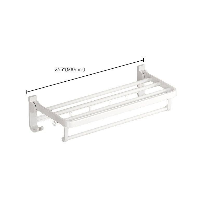 Lisslune | Modern Bathroom Hardware Set Towel Bar White Bathroom Shelf Bathroom Hardware Set