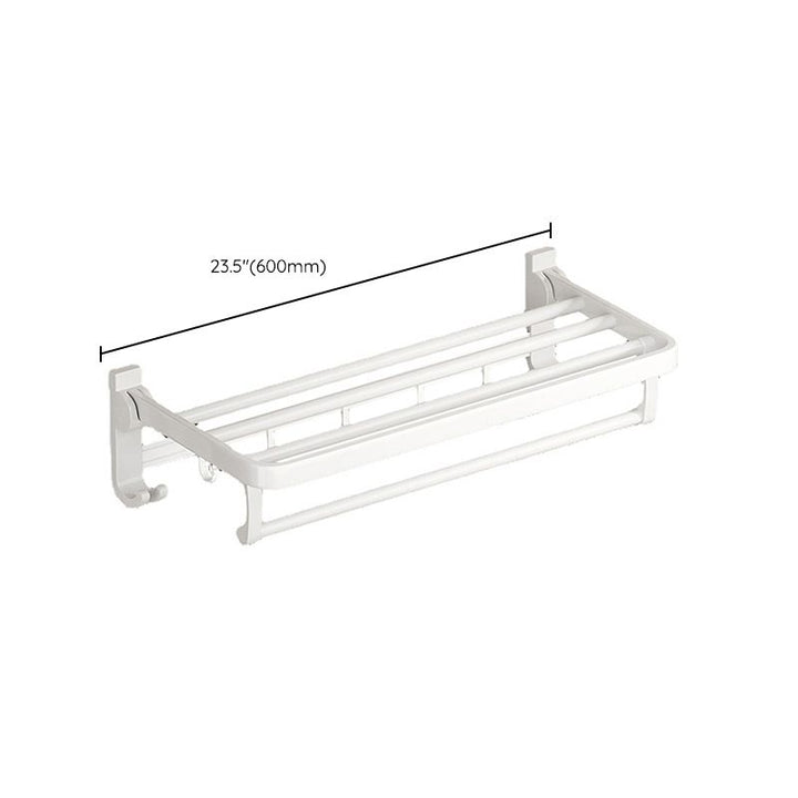 Lisslune | Modern Bathroom Hardware Set Towel Bar White Bathroom Shelf Bathroom Hardware Set