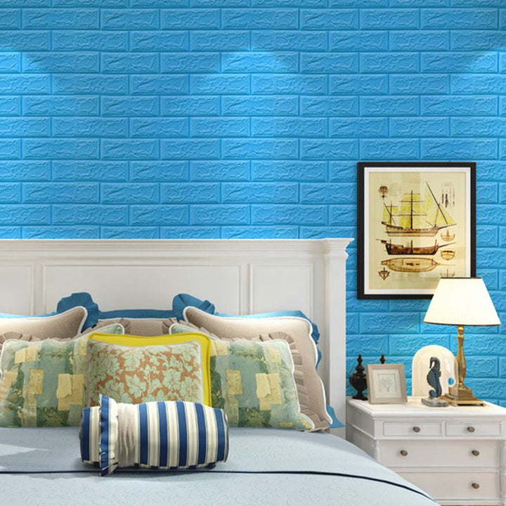 Lisslune | Industrial Wall Paneling Peel and Stick Wood Look Design Waterproof Foam Wall Paneling