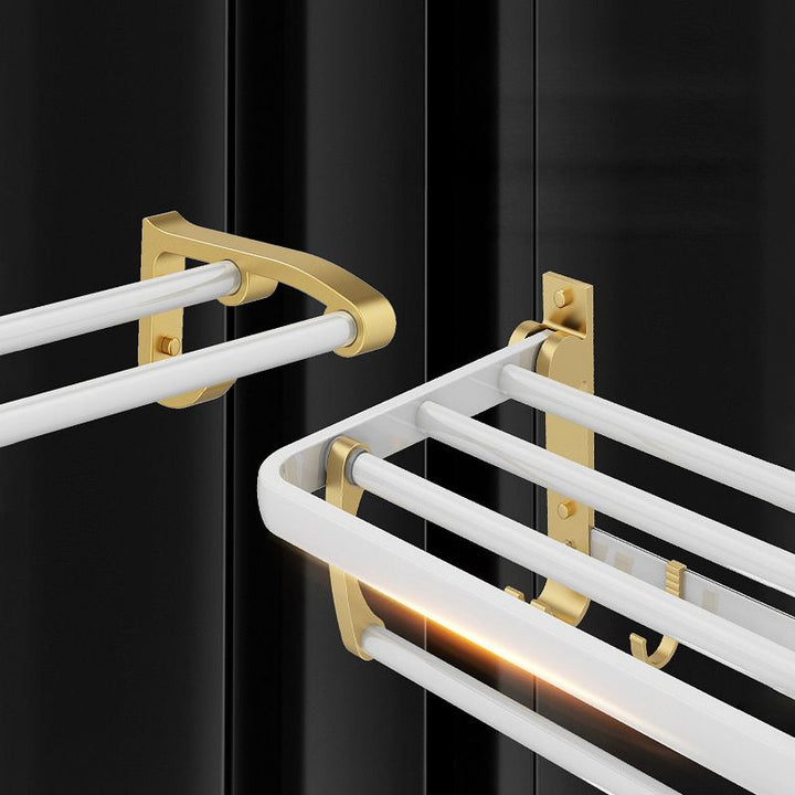 Lisslune | Modern Bathroom Accessories Set Bathroom Shelf Towel Holder Bathroom Accessories Hardware Set