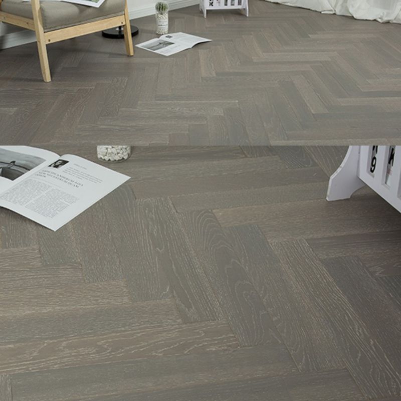 Lisslune | Traditional Wood Tiles Wire Brushed Parquet Click Lock Wood Floor Panels