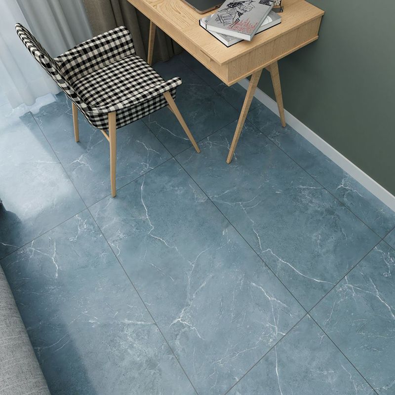 Lisslune | Peel and Stick Vinyl Floor Low Gloss Vinyl Floor with Marble Look