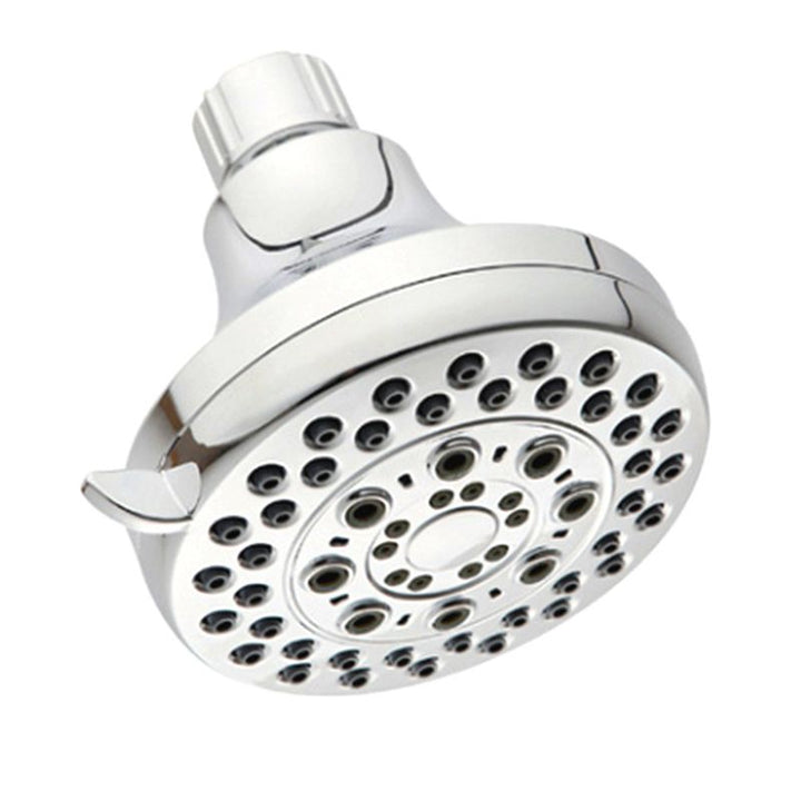 Lisslune | Silver Dual Shower Head Round Rainfall Wall-Mounted Shower Head
