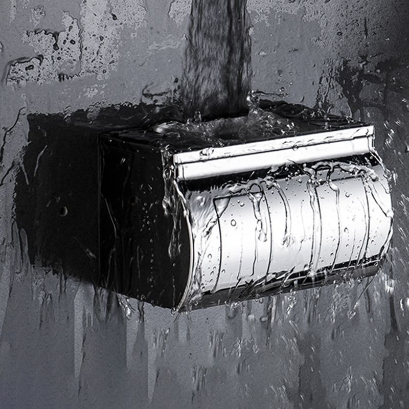 Lisslune | Modern Stainless Steel Bathroom Shelf Paper Holder Bathroom Accessory Set
