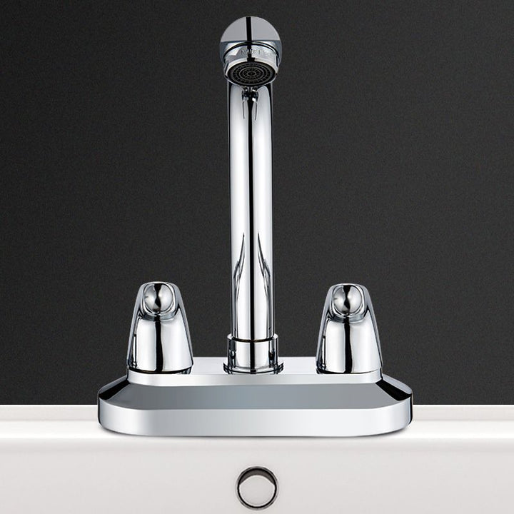 Lisslune | 2-Handle Modern Vessel Sink Faucet Three-Way Bathroom Faucet