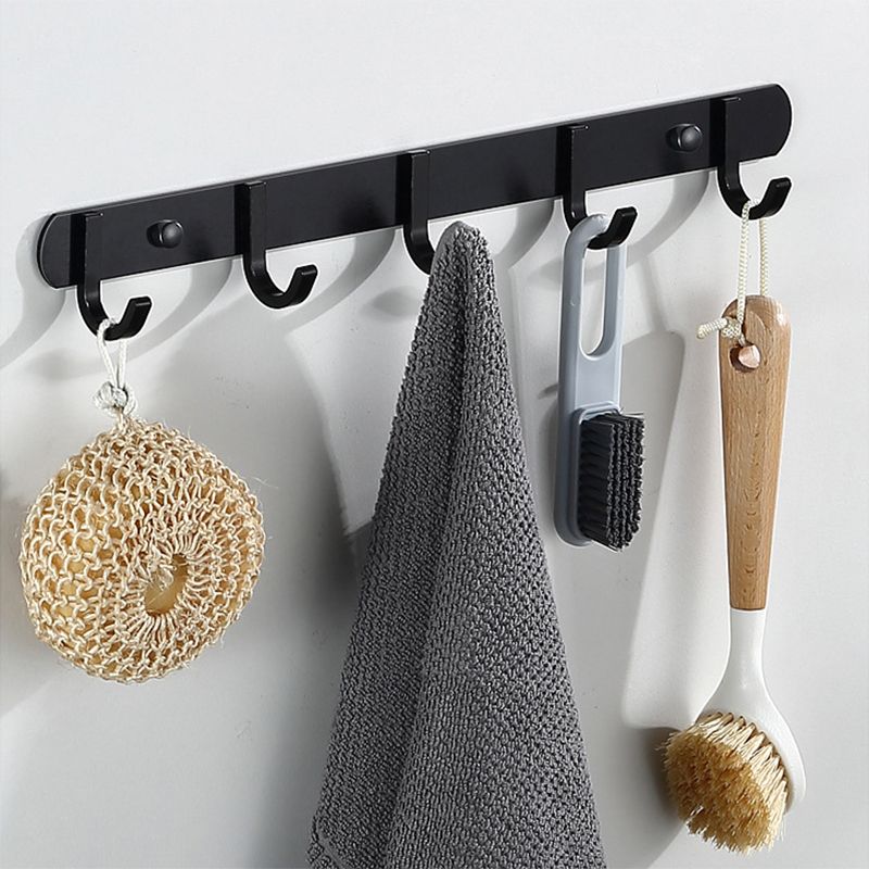 Lisslune | Modern Bathroom Accessories Black Paper Holder Bathroom Shelf Bathroom Accessory Set