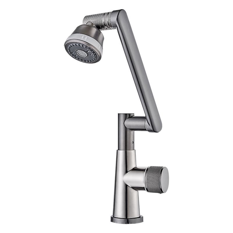 Lisslune | Knob Handle Widespread Bathroom Faucet Industrial Sink Faucet