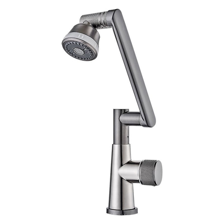 Lisslune | Knob Handle Widespread Bathroom Faucet Industrial Sink Faucet