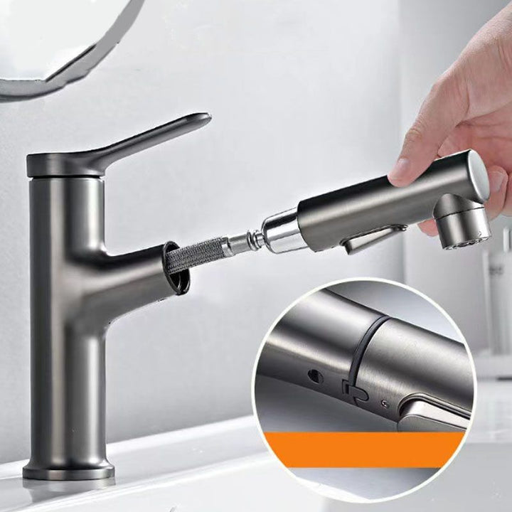 Lisslune | Contemporary Style Faucets Widespread Lever Handles Faucets for Bathroom