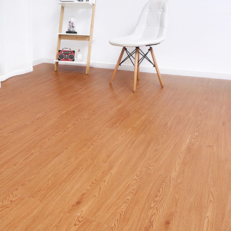 Lisslune | PVC Flooring Peel and Stick Smooth Wood Look Rectangular Vinyl Floor