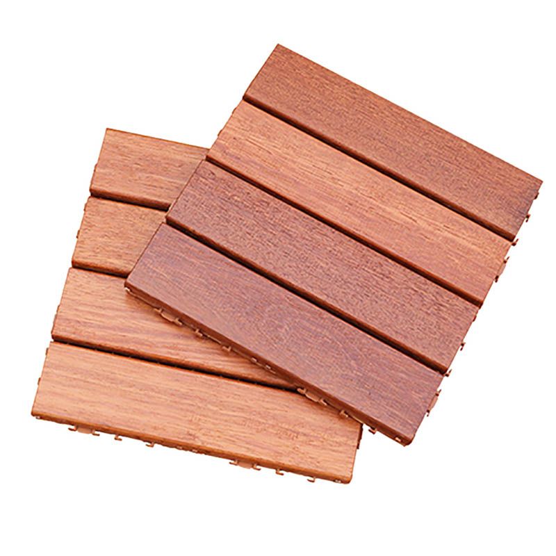 Lisslune | Classic Terrace Decking Natural Wood Waterproof Smooth Outdoor Flooring