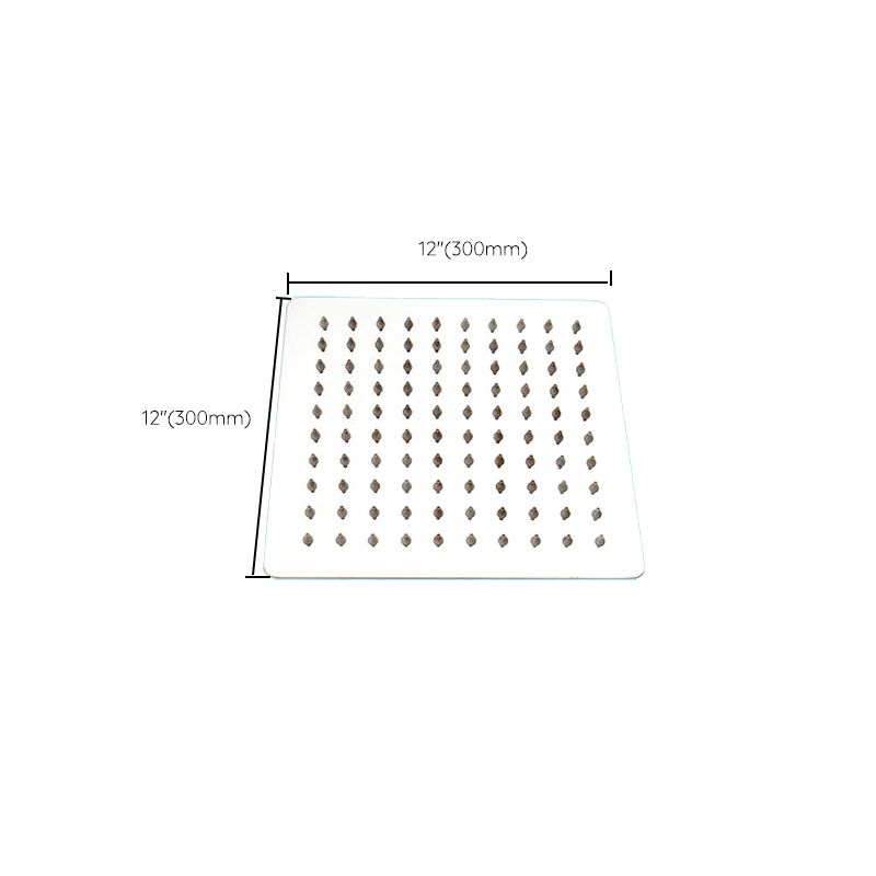 Lisslune | Large Shower Head 304 Stainless Steel Standard Spray Pattern Fixed Shower Head